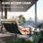 Patio Outdoor Lounge Chair With Ottoman, Oversized Comfy Sling Recliner Chair, Support 500lbs With Extra Thick Puffy Cushion, Modern Outside Furniture For Backyard, Garden, Porch, Poolside-757101940