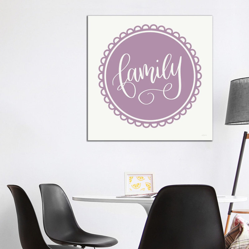 Scalloped Family by Imperfect Dust - Wrapped Canvas Gallery-Wrapped Canvas Giclée, 93.98 cm H x 93.98 cm W x 1.91 cm D