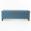 Hand- Rectangular Storage Bench - 20.5" X 18.25" Faux Leather For Board Games 18.25-1633331048
