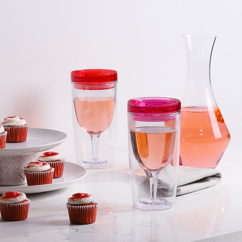10oz. Acrylic Wine Glass Set