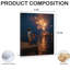 Art mural sur toile 8 x 10 pouces