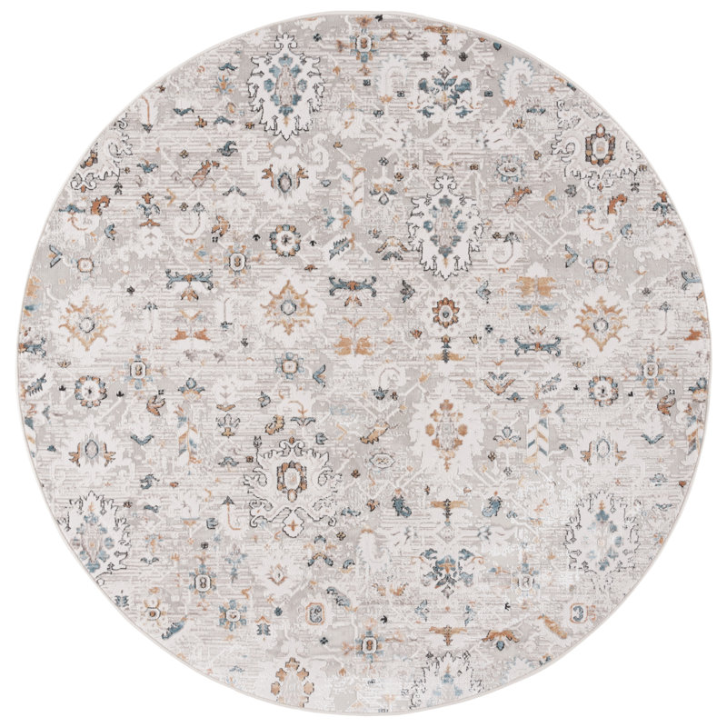 Komsa Performance Oriental Rug, Round 6'7"