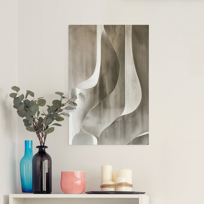 Série ABSTRACT CDLXIX - Impression sur toile seulement - NON CADRE, H 60 po x l 40 po