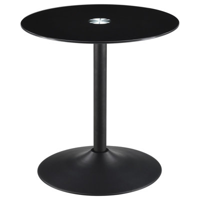 Khano Glass Top End Table
