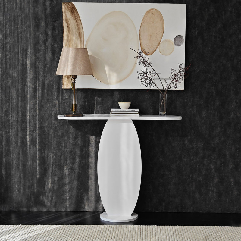 Oded 81cm Console Table, White