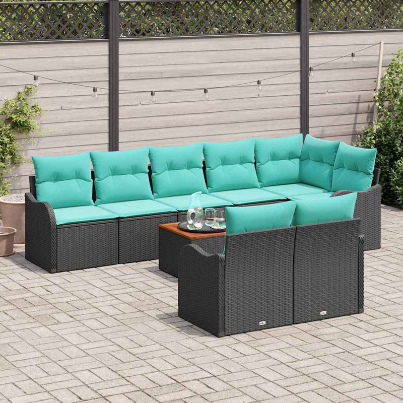 Ensemble de canapé de jardin 9 pièces vidaXL