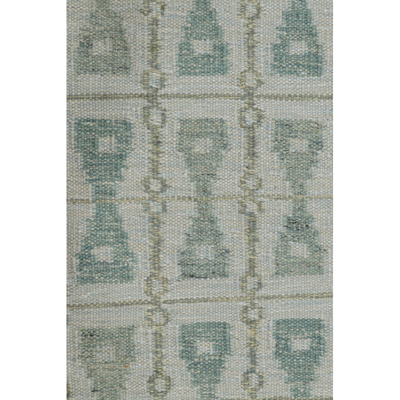 Scandinavian Wool Geometric Area Rug, Rectangle 12' x 18'