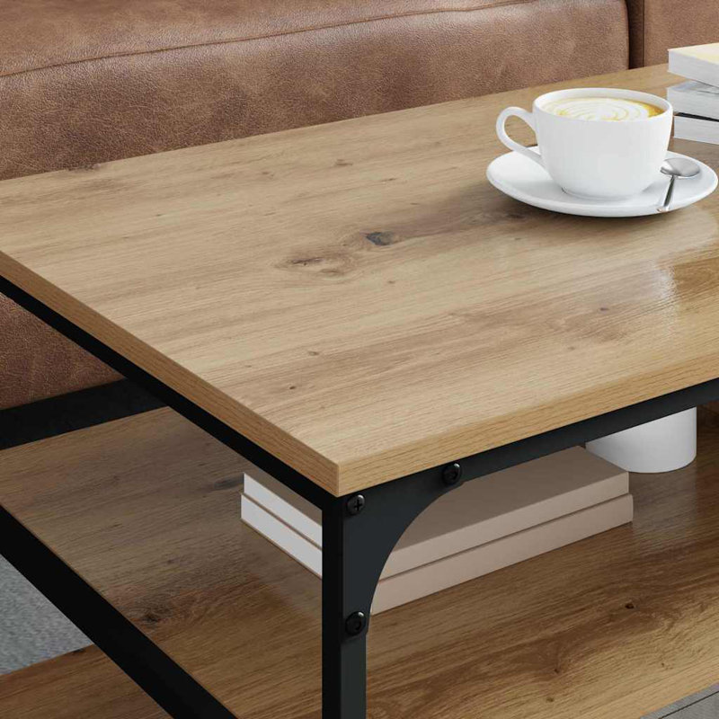 Coffee Table with Storage, Artisan Oak