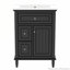 Armoire de meuble-lavabo 24 po avec lavabo, un tiroir rabattable et deux tiroirs, tablette réglable-226043965