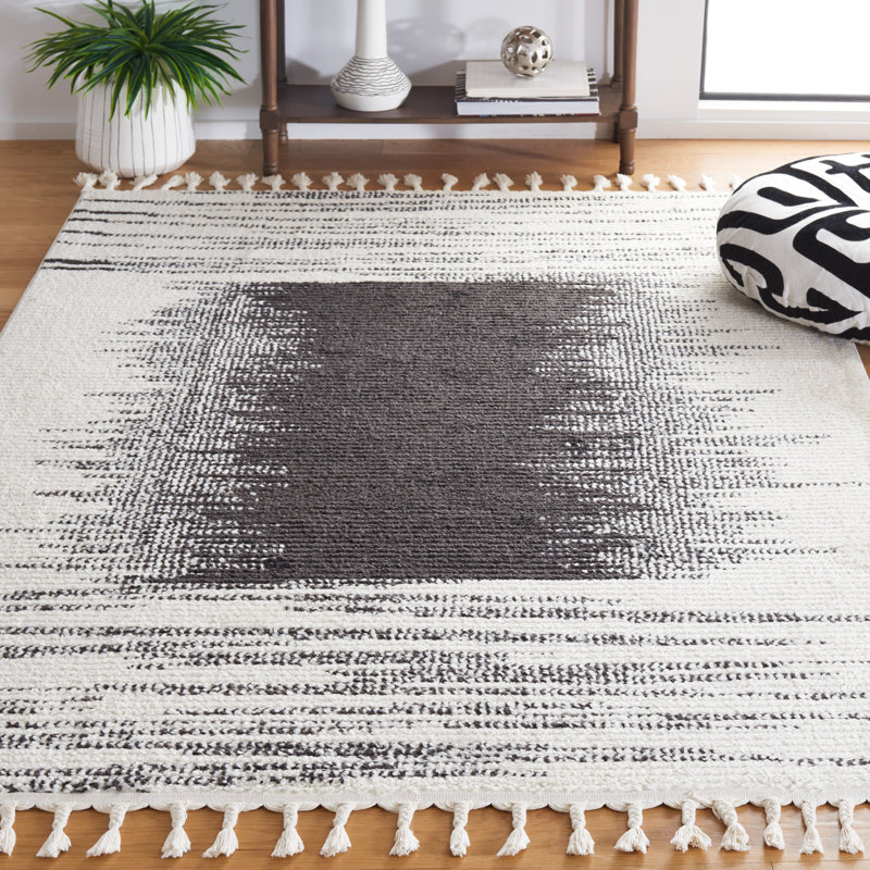 Tapis à motif abstrait Bannon, Rectangle 5 pi 5 po x 7 pi 6 po