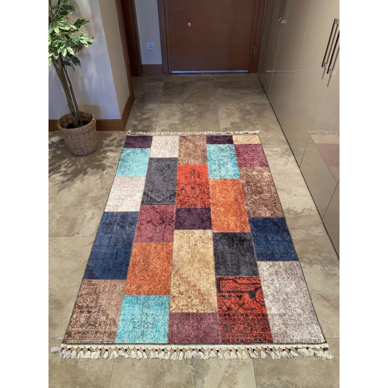 Tapis Toscana avec envers antidérapant, Rectangle 3 pi 11 po x 6 pi 7 po