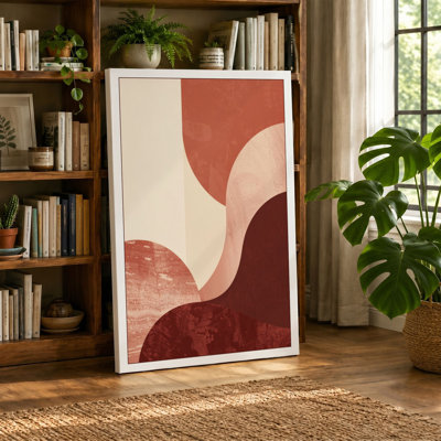 Flowing Forms Minimalist - Wrapped Canvas