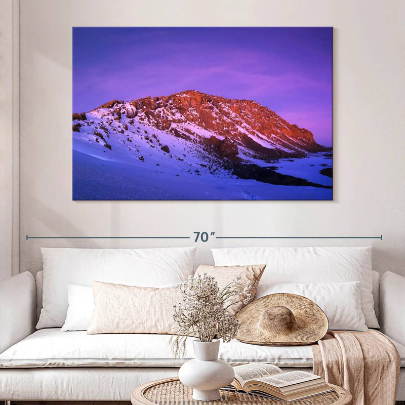 Nicci Mont Kilimandjaro Alpenglow, H 34 po x l 51 po
