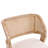 Winslow Modern Farmhouse Upholstered Dining Chairs with PE Rattan Backrest-1133633219