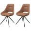 Leather Swivel Dining Chair-1229601354