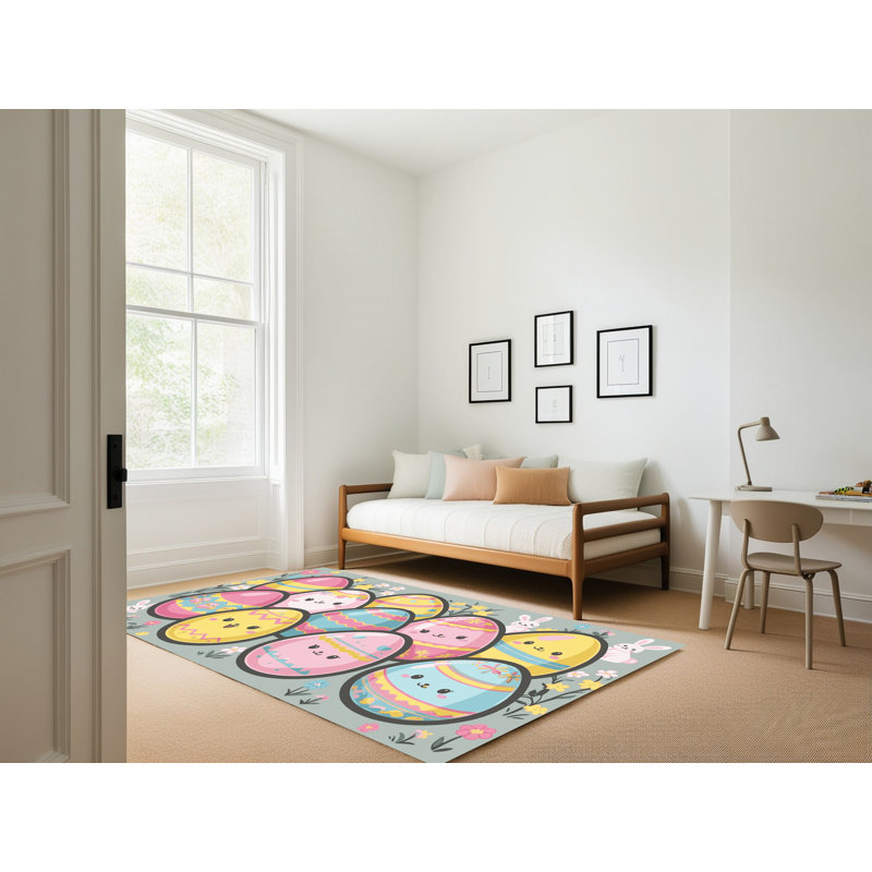 Tapis de vacances de Pâques The Holiday Aisle®, Rectangulaire 8 pi x 12 pi