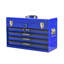 Boîte à outils portative en acier de 20 pouces avec tiroirs - Organisateur de boîte de rangement pour outils avec dispositif de fermeture à verrou en métal - Armoire de rangement pour outils thermolaquée