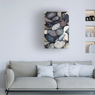 Bolog Emeliemaria Beach Stones Canvas Art