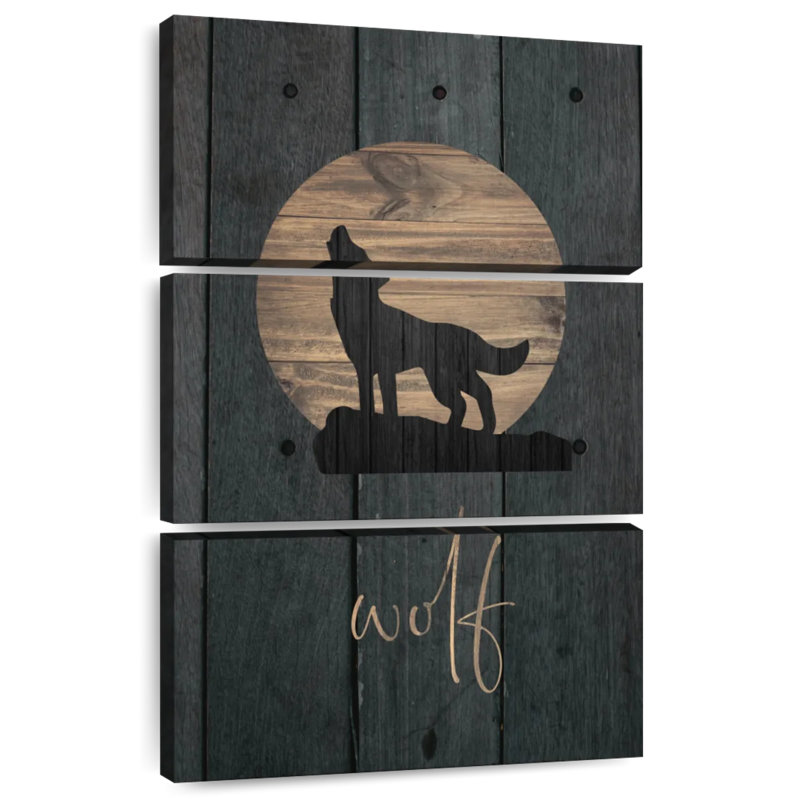 Loup sauvage Brampt, H 32 po x l 20 po