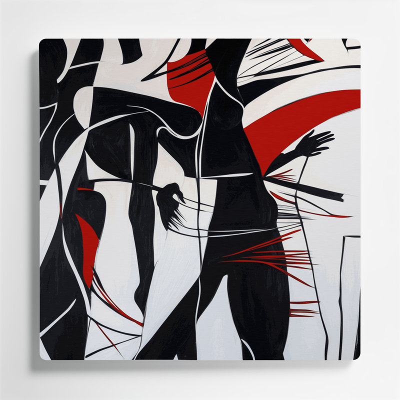 Art mural abstrait en métal bleu figuratif 66, H 32 po x l 32 po