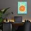 Art mural en verre acrylique 12 po x 16 po «Simply The Zest» par Club Daydream