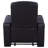 Black Upholstered Recliner With Cup Holder