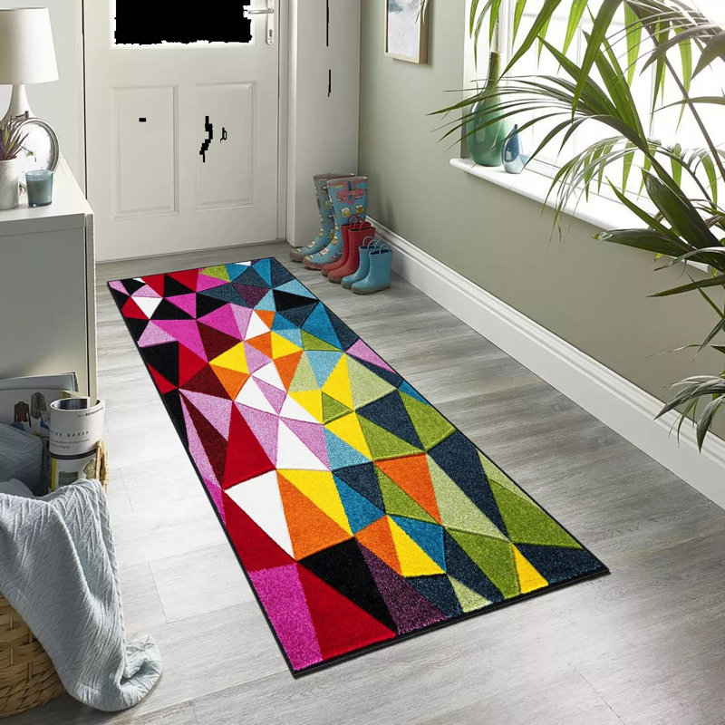 Millersville Abstract Hand Tufted Area Rug, Rectangle 80 x 150cm