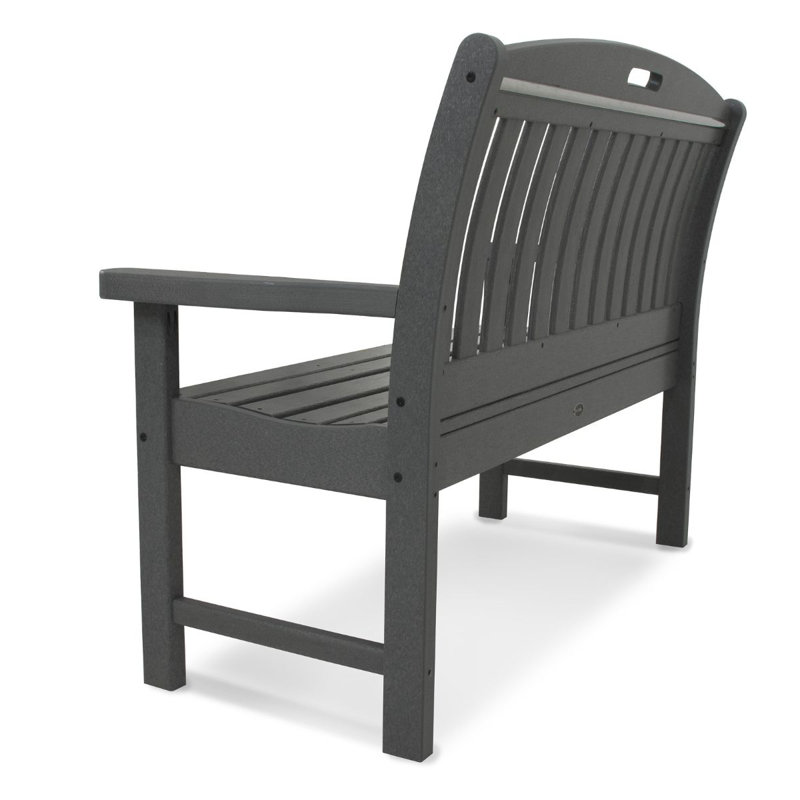 Banc nautique POLYWOOD, H 37,5 po x l 51,75 po x P 25 po, Gris ardoise