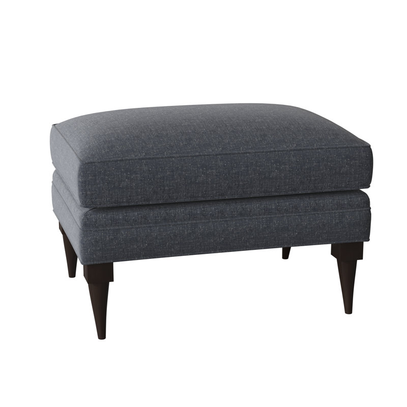 Perry Ottoman, Margaret Uniform, American Walnut