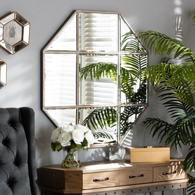 Metal Flat Wall Mirror