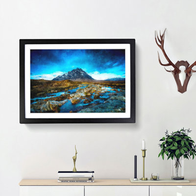 Glencoe in Scotland - Picture Frame Graphic Art Print