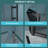 36W X 72H Fold Shower Door With Tempered Glass, Matte Black - Bi Design, 1/4 Inch Thick Clear Water Screen , High Grade Stainless Steel Components, Reversible Installation, 180 Overlapping Rotate