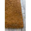 Tapis en polyester à poils longs noir, or, orange et vert tissé à la main Belliveau-441603745-536520684