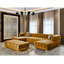 Canapé modulaire double en velours U-569096138