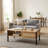 Rattan Coffee Table, Sliding Door For Storage, Metal Legs, Modern Table For Living Room-1200020245-1200020246