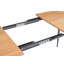 CLAVET Extendable Oval Metal Base Dining Table