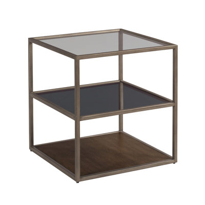Joswick Glass Top End Table