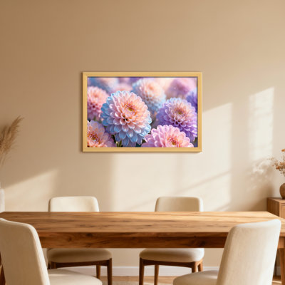 Plantes et fleurs de chrysanthèmes pastel aux pétales doux
