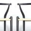 Tabouret de comptoir teint en noir