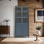 Vitrine de 76,75 po de hauteur avec portes en verre et lumières DEL-24003722