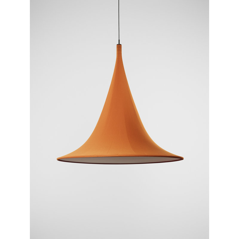 Cabana Pendant, Orange, 31.5" H x 35.4" W x 35.4" D