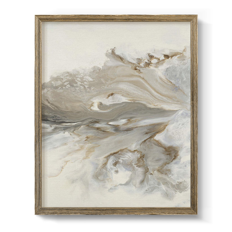 Beaucoup de couches II, Toile avec cadre noyer, Non, Aucune couleur de tapis