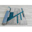 Tapis géométrique turquoise/gris Diva-49525616