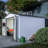 10X8 Ft Metal Shed For Garden Storage - Galvanized Steel, Lockable Doors, Grey Patio, Backyard Outdoor Bikes Garden, Lawn-123403555-123403552
