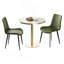 Chaises de salle à manger, chaises de cuisine et de salle à manger modernes, siège rembourré en similicuir et pieds robustes en métal-609123192