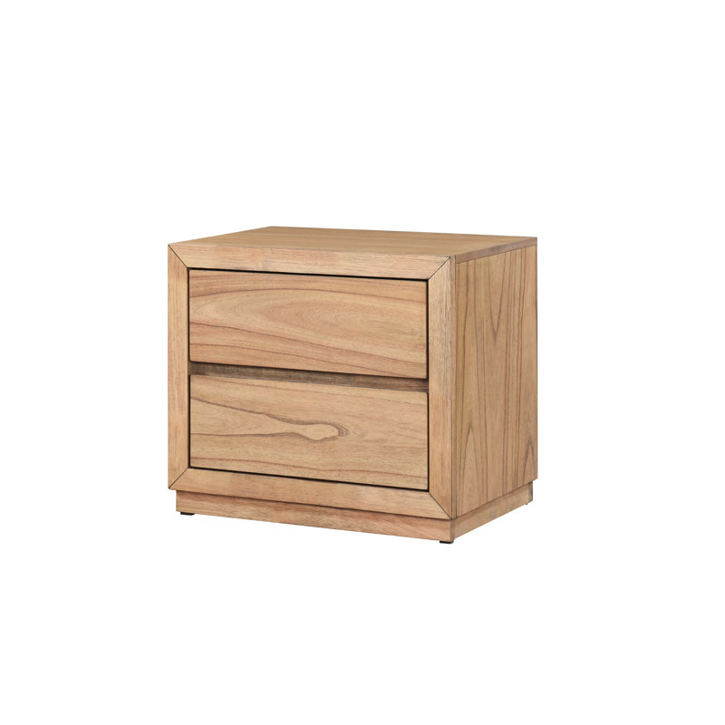 Travionna 23.6'' W Solid Wood Nightstand