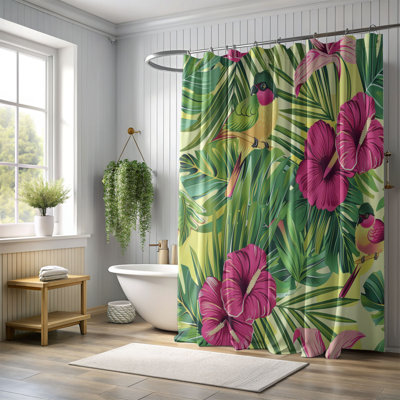 Rideau de douche Pink Trop - Premium
