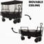 Wagon pliable avec auvent-112369139