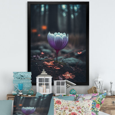 " Blooming Crocus Flowers In A Forest II "