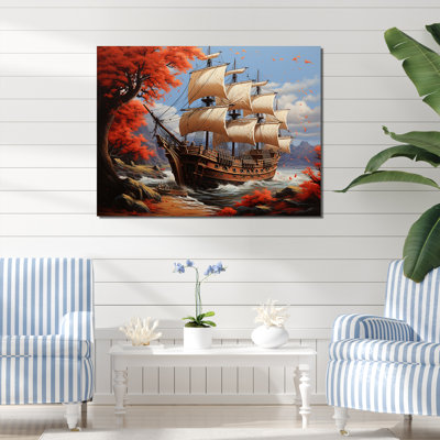 Caraïbes, crique de pirate 2 - Art mural pirate